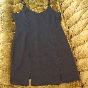 Bodycon Tank Dress With Front Slits